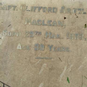MACLEAN Clifford Arnold 1883-