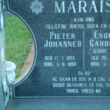 MARAIS Pieter Johannes 1933-1990 &amp; Engela Carolina BOTHA 1934-1989