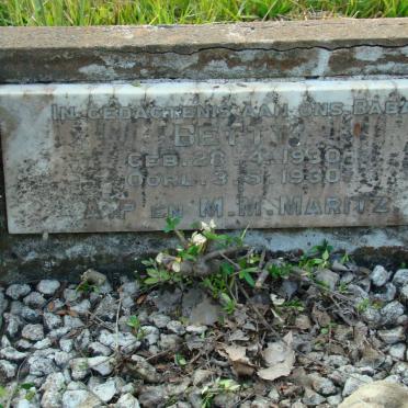 MARITZ Betty 1930-1930