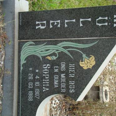 MÜLLER Sophia 1907-1988