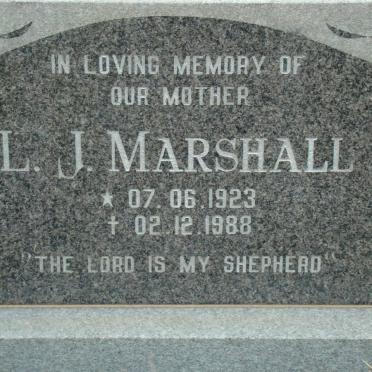 MARSHALL L.J. 1923-1988