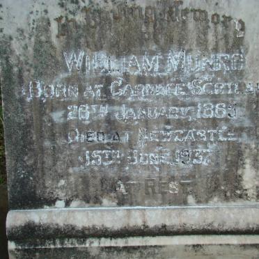 MUNRO William 1865-1937