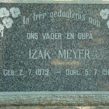 MEYER Izak 1879-1964