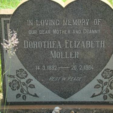 MOLLER Dorothea Elizabeth 1892-1964