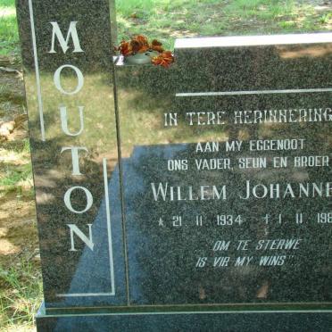 MOUTON Willem Johannes 1934-1987