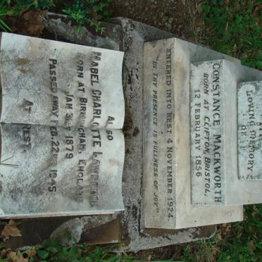 MACKWORTH Constance 1856-1924 :: LAWRENCE Mabel Charlotte 1879-1945