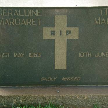 MARSH Geraldine Margaret 1953-1967