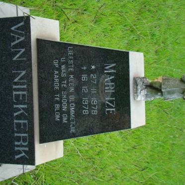 NIEKERK Marlize, van 1978-1978