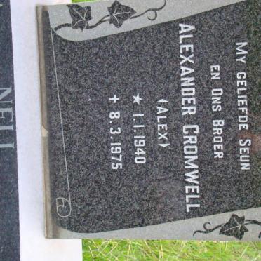 NELL Alexander Cromwell 1940-1975