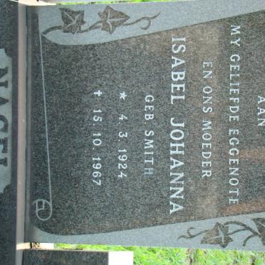 NAGEL Isabel Johanna nee SMITH 1924-1967