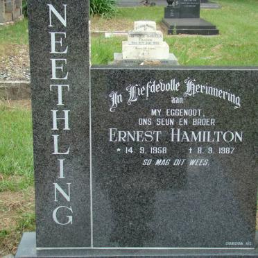 NEETHLING Ernest Hamilyon 1958-1987