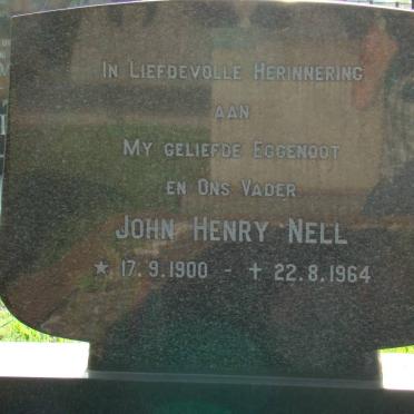 NELL John Henry 1900-1964