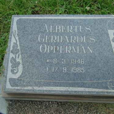 OPPERMAN Albertus Gerhardus 1946-1985