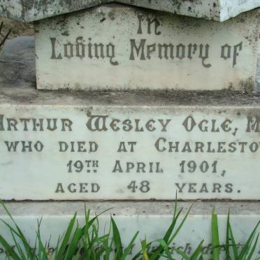 OGLE Arthur Wesley -1901