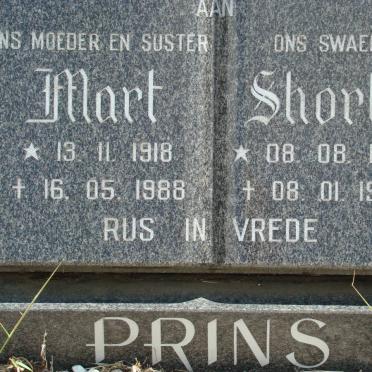 PRINS Mart 1918-1988 &amp; Shorty 1934-1992