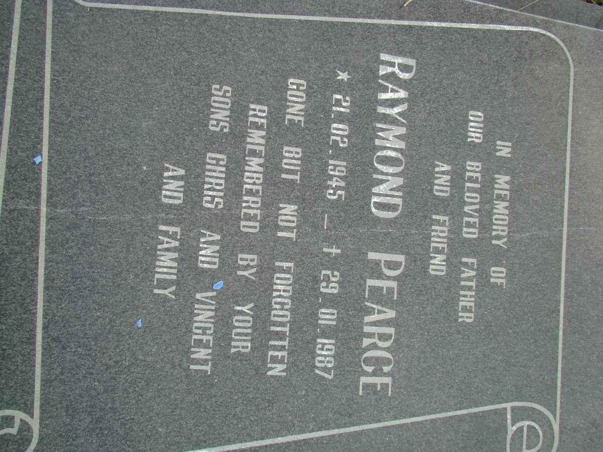 PEARCE Raymond 1945-1987