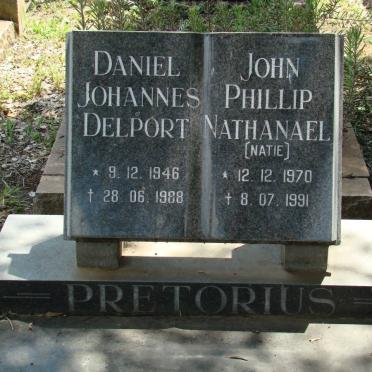 PRETORIUS Daniel Johannes Delport 1946-1988 :: PRETORIUS John Phillip Nathanuel 1970-1991