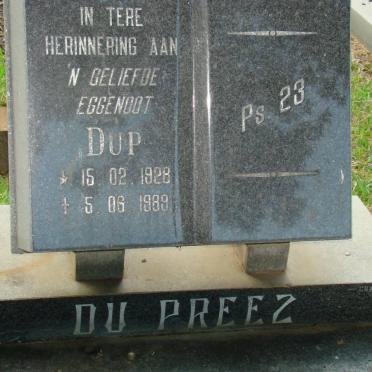 PREEZ Dup, du 1928-1989