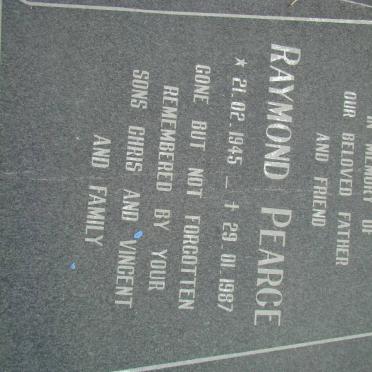 PEARCE Raymond 1945-1987