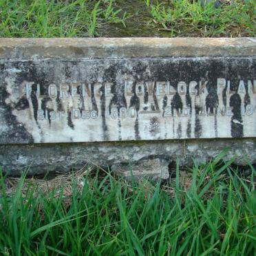 PLANCK Florence Lovelock 1880-1949