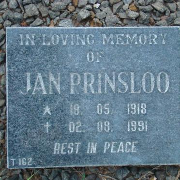 PRINSLOO Jan 1918-1991
