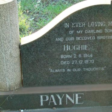 PAYNE Hughie 1944-1970