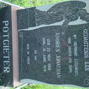 POTGIETER Andries Jonathan 1904-1974