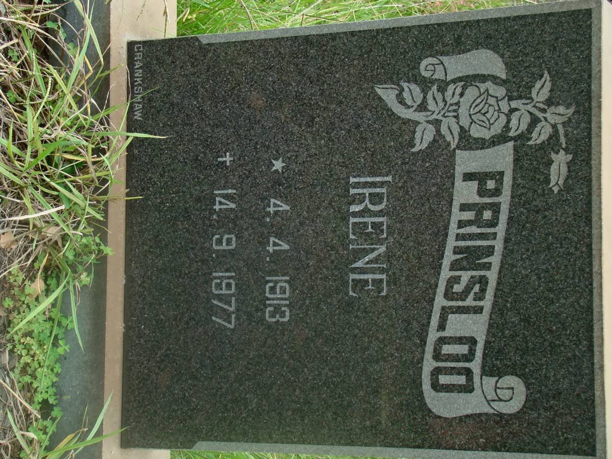 PRINSLOO Irene 1913-1977