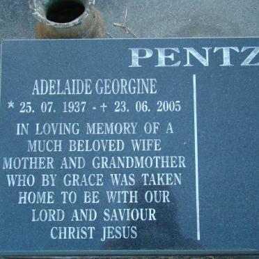 PENTZ Adelaide Georgine 1937-2005