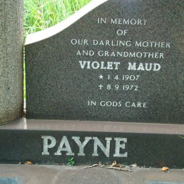 PAYNE Violet Maud 1907-1972
