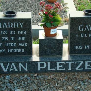 PLETZEN Harry, van 1918-1991 :: PLETZEN Gawie, van 1924-
