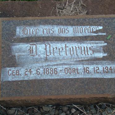 PRETORIUS D. 1886-1941