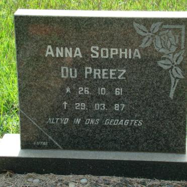 PREEZ Anna Sophia, du 1961-1987