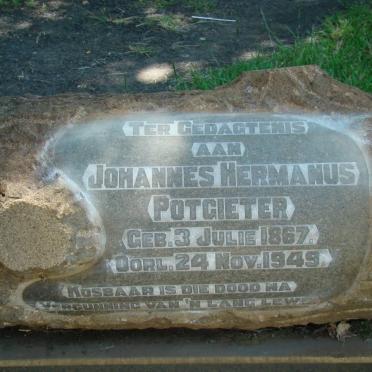 POTGIETER Johannes Hermanus 1867-1949
