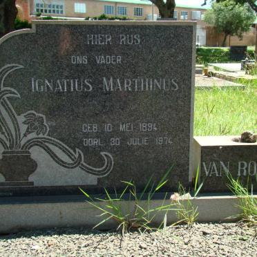 ROOYEN Ignatius Marthinus, van 1894-1974