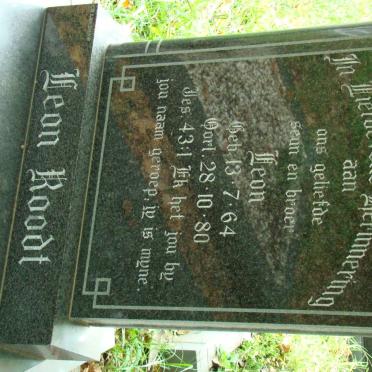 ROODT Leon 1964-1980