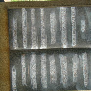 REYNDERS Theunis Gertse 1875-1950 &amp; Elsie Maria 1877-1954