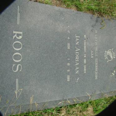 ROOS Jan Adriaan 1938-1989