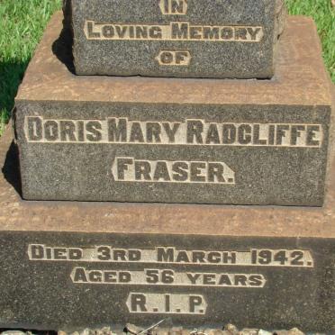 RADCLIFFE Doris Mary nee FRASER -1942