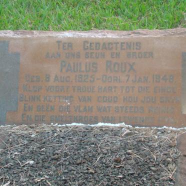 ROUX Paulus 1925-1948