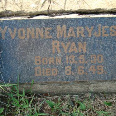 RYAN Yvonne Mary Jessie 1930-1949
