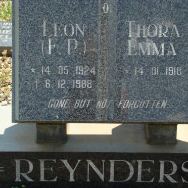 REYNDERS Leon F.P. 1924-1988 &amp; Thora Emma 1918-