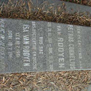 ROOYEN Petrus Cornelius, van 1958-2001 :: VAN ROOYEN Isa 1961-196?