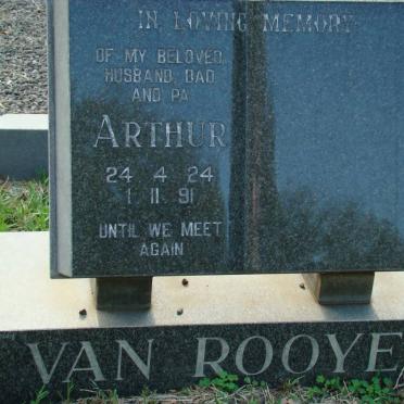 ROOYEN Arthur, van 1924-1991