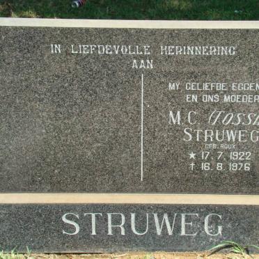 STRUWEG M.C. nee ROUX 1922-1976