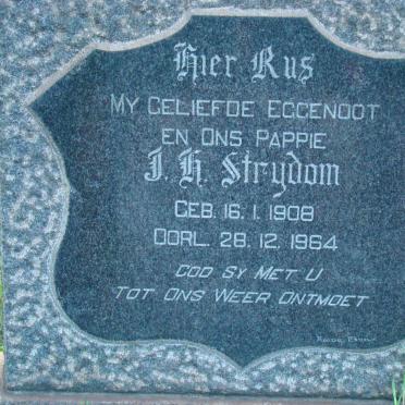 STRYDOM  J.H. 1908-1964