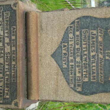 SHUTTLEWORTH James William -1918