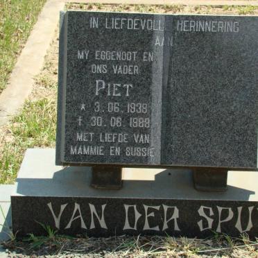 SPUY Piet, van der 1838-1988