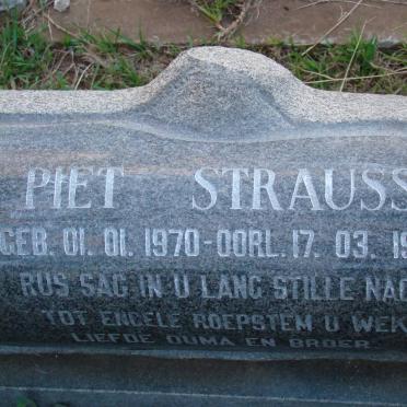 STRAUSS Piet 1970-1993