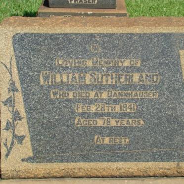 SUTHERLAND William -1941